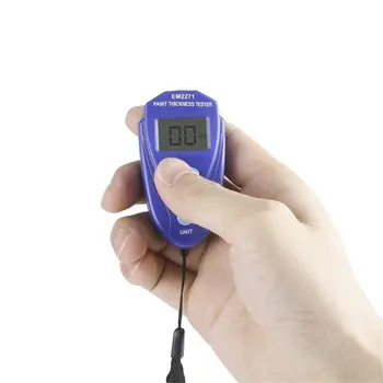 2019 Mini thickness gauge Coating Digital Painting Thickness Meter LCD Automotive Data Hold Car Coating Thickness Tester EM2271