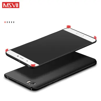 Dla Xiaomi Mi 5S Case MSVII Silm matowa Pokrywa dla Xiaomi Mi 5 S Case Xiomi M5 5S sztywna tylna pokrywa dla Xiaomi Mi 5S Mi5 S Mi5S Case