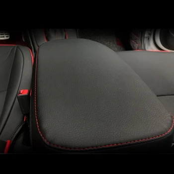 Nowy samochód sztuczna skóra podłokietnik skrzynia pokrywa ochrona dla Hyundai KONA Encino 2018 2019
