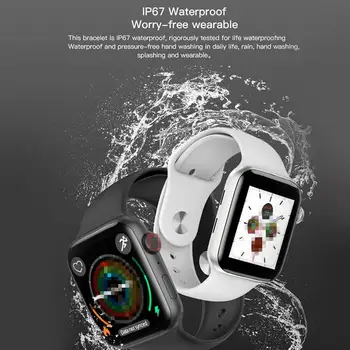 1.54 Cala Luksusowej Marki Smart-Zegarek Bransoletka Moda Stop Fitness Bransoletka Tracker Grupa Monitor Rytmu Serca Smartwatch 2021