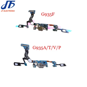 10 szt. Dla Samsung galaxy S7 edge G935F G935A G935T G935V G935P G935W8 czujnik ładowarka gniazdo ładowania usb port dokujący elastyczny kabel