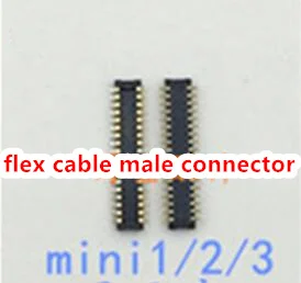 10 szt./lot dla Ipad mini 1 2 3 wyświetlacz LCD elastyczny kabel męski złącze