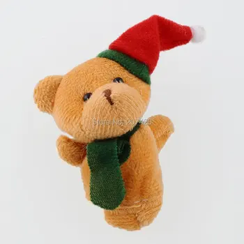 100 szt./kpl. Sprzedaż hurtowa sprzedaż świąteczne grube lalki Mikołaj, bałwan jeleń, niedźwiedź Pingwin zabawki pluszowe lalki