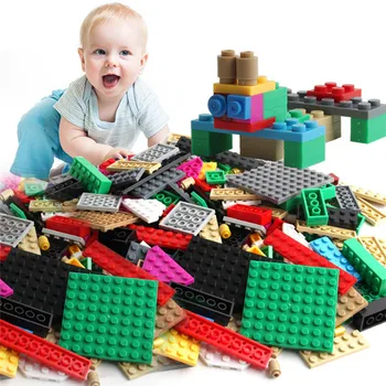 1000szt City DIY Creative Building Blocks Bulk Sets Friends Castle Creator Bricks Figures Brinquedos Assembling Kids Toys
