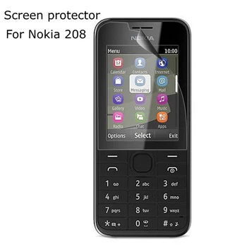 100szt folia ekranowa dla Nokia 208 LCD Clear screen protector, pokrywa ochronna ( tylko folie ochronne )