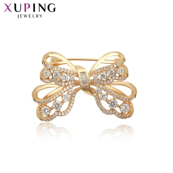 11.11 Deals Xuping Bowknot broszki popularne biżuteria romantyczny rocznica rodzinna impreza elegancki prezent dla kobiet S188.1-broszki-231