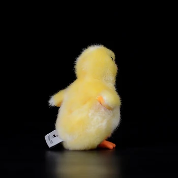 11 cm słodki kurczak mały lalka symulacja piękny mini żółty kurczak miękki realistyczne zwierzęta wypchane zabawki dla dzieci prezent na boże Narodzenie