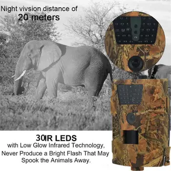 12MP 1080P Hunting Camera Wild Camera Wild Surveillance HT001B Night Version Wildlife Scouting Camera Hunting Equipment Outlife