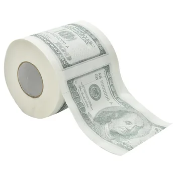 1Hundred banknot dolarowy drukowany papier toaletowy Ameryka dolarach amerykańskich tkanina nowość zabawna $100 TP