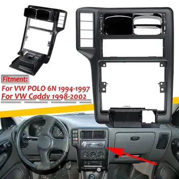 1xCar konsola środkowa z przodu Воздуховыпускная rama Pokrywa do VW POLO 6N 1994-1997 dla Caddy 1998-2002 ABS 6N1858071A 6N1858069A ABS
