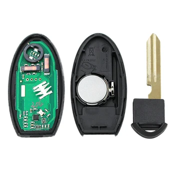 2+1 przycisk keyless-go 3 przyciski zdalnego klucza FSK 434 Mhz PCF7953XTT chip do Nissan Murano Pathfinder Titan XD S180144304