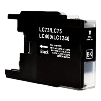 2 szt. kompatybilny czarny wkład do brother LC12 LC40 LC71 LC73 LC75 LC400 LC1220 LC1240
