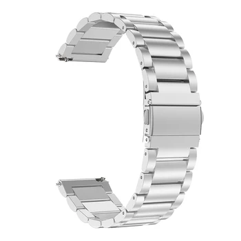20 mm pasek ze stali nierdzewnej dla Garmin Forerunner 245 245M 645 Vivoactive 3 Inteligentne bransoletka watchband wymiana paska
