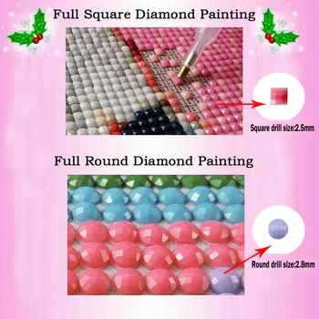 2019 Nowy 5D DIY Diament malarstwo pełna kwadratowy okrągły wiertło Diament haft kobieta mozaika rhinestone malowanie według numerów