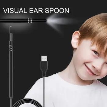 2019 USB Ear Cleaning Tool HD Visual Ear Łyżka wielofunkcyjna Earpick z mini kamerą Pen Ear Care In-ear Cleaning Endoskop