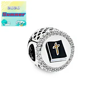 2020 lato nowy srebrny 925 biżuteria koraliki Biblia Urok Fit oryginalny Pandora bransoletki kobiety DIY moda prezent
