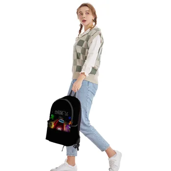 2020 Nowa gra wśród nas plecak plecaki szkolne 3D torba nastolatki i chłopcy dziewczyny drogowy plecak