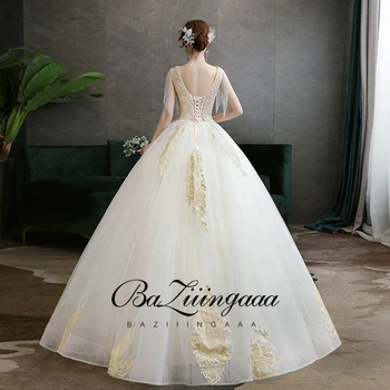 2020 nowa luksusowa suknia ślubna koronki suknia ślubna plus size przyjąć indywidualne zamówienie