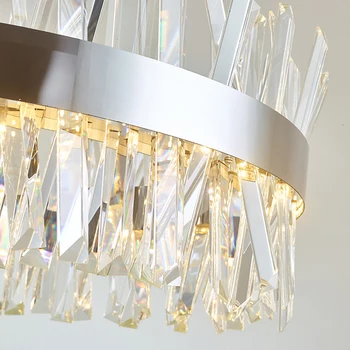 2020 nowoczesny Kryształowy sufitowa żyrandol K9 do salonu, sypialni led decor Designer Luxury Gold/ Chrome indoor lighting