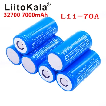2020 nowy LiitoKala 32700 Lii-70A 3.2 v 7000mAh lifepo4 akumulator akumulator LiFePO4 5C