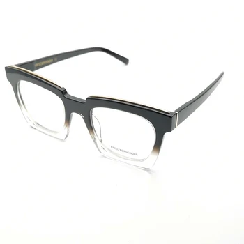 2020 octan gradient czarny top moda prostokątne okulary