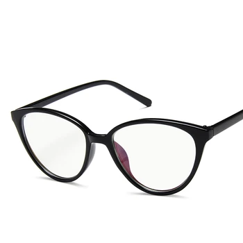 2020 oprawa dla punktów kocie oko oprawa dla punktów przezroczyste soczewki damskie markowe okulary optyczne, okulary krótkowzroczność botanik czarny czerwony oprawki do okularów