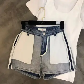 2020 paski w talii Dżinsy sprzedaż Bezpośrednia bawełna średni połowa wiosny nowy pocket ozdoba anty-zużycie trend denim spodnie kobiety kobiet