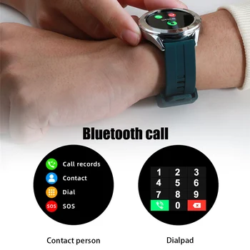 2020 sportowe inteligentny zegarek Mężczyźni Kobiety Bluetooth Call Custom Dial Smartwatch ciśnienie krwi monitor rytmu serca zegar dla systemu Android IOS