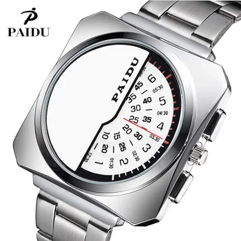 2020 wysokiej jakości PAIDU męskie zegarki Luksusowe markowe zegarek kwarcowy Zegarek ze stali nierdzewnej Man Erkek Kol Saati Relogio Masculino