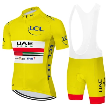 2021 mężczyźni zjednoczone emiraty ARABSKIE jazda na rowerze Jersey zestaw MTB rowerowa odzież oddychająca odzież rowerowa Hombre Verano Maillot Roupas Ciclismo