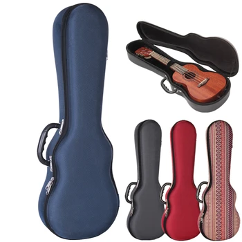 21-calowy Soprano ukulele etui EVA Hard Box lekki, szczelny kolorowy przenośny plecak gitarowe torby