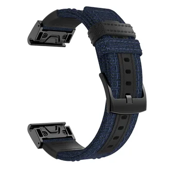 22 26mm Quick fit Band for Garmin Fenix 6X 5X 3 3 6 5 Plus Smart Watch bransoletka pasek nylonowy pasek do Forerunner 935 945 pasek