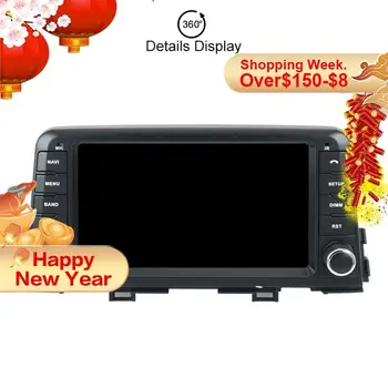 2Din z systemem Android 8.0 Car Radio stereo For KIA MORNING 2016 2017 2018 GPS Navi Multimedia Player Head Unit Wifi 4-Core with dvd 4+32G