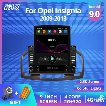 2din z systemem Android w wersji 9.0 radio samochodowe do Buick Regal dla Opel Insignia 2009-2013 samochodowy multimedialny Odtwarzacz wideo nawigacja 4G+WiFi Radio