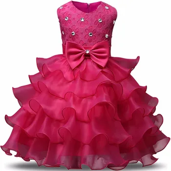 3-8 lat suknia dzieci dziewczyny sukienka na poprawiny Księżniczka eleganckie sukienki dla dziewczynki, garnitur partii dzieci kwiatowy szlafrok fille