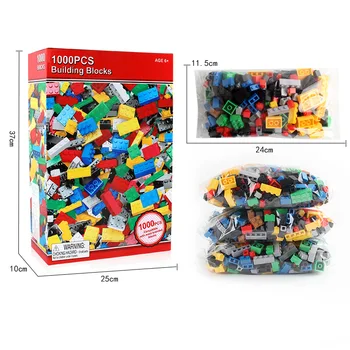 300/500/1000 sztuk DIY model montażu bloków zestawów kreatywnych cegieł dla dzieci zabawki edukacyjne zabawki dla Dzieci klocki prezent