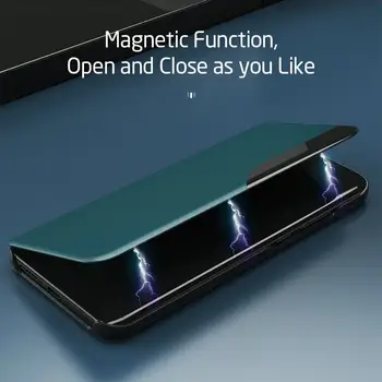 360 magnetyczny klapki skórzane etui do telefonu Samsung Galaxy A21s M31s M31 M21 M30s A51 A71 A31 A41 A50 A30s A 21s противоударная miękka pokrywa tylna