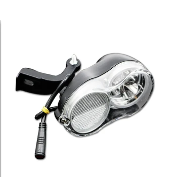 36V 48V elektryczna rowerowa wodoodporny reflektor wysokiej jakości przedni reflektor led latarka z tworzyw sztucznych, elektryczne, akcesoria do rowerów