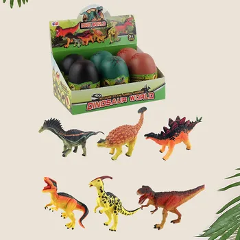 3d puzzle dinozaury w jaja dinozaurów z figurami dinozaurów, zabawki dla dzieci, upominki dla imprez i zabawki dla imprez dinozaurów