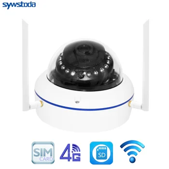 3G 4G karta SIM 1080P HD Wireless IP Dome Camera Audio Home CCTV Security Camera-Night-Vision SD Card CamHi