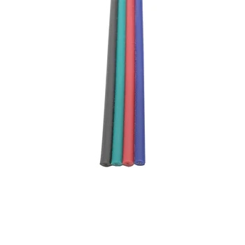 4 Kolor 22AWG 4pin RGB kabel elektryczny listwa PVC izolowany przewód do taśmy led RGBW (RGB 5050 3528 przewód