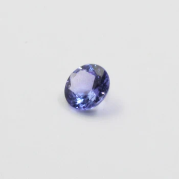 4 mm prawdziwy, naturalny tanzanite sypki kamień VS klasa cięcia okrągły tanzanite kamień dla pierścionek zaręczynowy