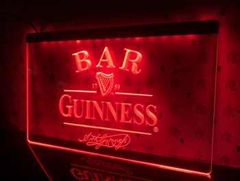 427 - bar Guinness Beer led Light Sign