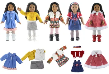 5 zestaw 18 calowy doll odzież strój handmade sukienka na 18 calowych lalek amerykańska lalka Księżniczka sukienka jest wiele stylów do wyboru