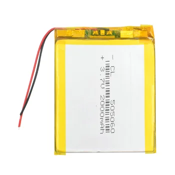 505060 3.7 v, 2000mAh polimerowa bateria litowa akumulator litowo-jonowy Lipo-akumulator litowy Li-Po baterię do domofonu głośnik Bluetooth POS