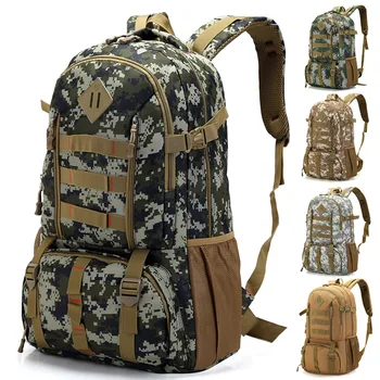 50l taktyczny plecak wojskowy armii Mochila do uprawiania turystyki pieszej myśliwski plecak turystyczny plecak sportowy kamuflażu torba
