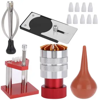 5szt Watch Repair Kit Set Rubber Dusts Air Blower Watch Back Case Opener Hand Seting Tool for watchmaker watch repair tool kit
