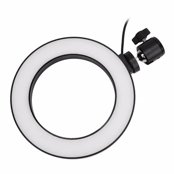 6 cali LED Ring Light Selfie Fill Lamp Dimmable 3 tryby oświetlenia dla telefonu Living Broadcast Ring Table Fill Light
