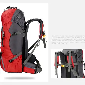 60L odkryty Duarable plecak Sport Turystyka kemping torba podróży wodoodporny wspinaczka pakiet praktyczny taktyczne Wrap