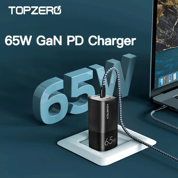 65 W GaN Fast Charger 4.0 3.0 QC 3.0 4.0 PD Type C USB Fast Charger Huawei iPhone Samsung przenośny szybka ładowarka